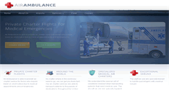 Desktop Screenshot of airambulanceservices.com